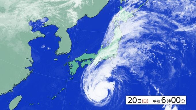 【台風情報】大型で強い台風25号（ドゥージェン）関東甲信　きょう20日夕方から22日午前中にかけ　土砂災害に厳重に警戒　東京など関東南部は400ミリの24時間予想降水量（～22日午前6時）関東地方の陸上では最大瞬間風速35m/sの予想も【台風進路予想　1時間ごと・3時間ごとの雨風予想を掲載】　|　SBC NEWS | 長野のニュース | SBC信越放送