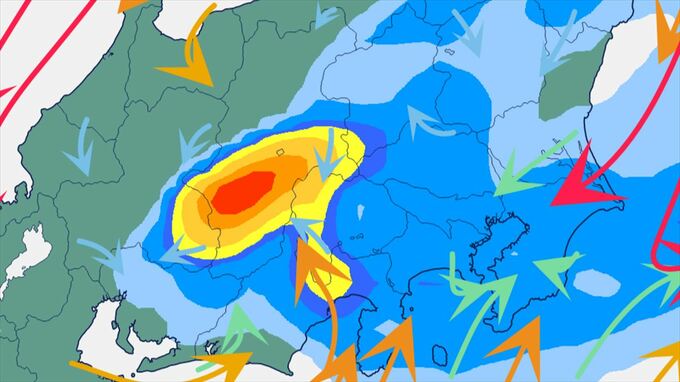 【関東甲信】警報級の大雨の期間や地域が拡大する可能性も　土砂災害に厳重に警戒　【雨と風のシミュレーション・発雷確率】　|　山梨のニュース | ＵＴＹテレビ山梨