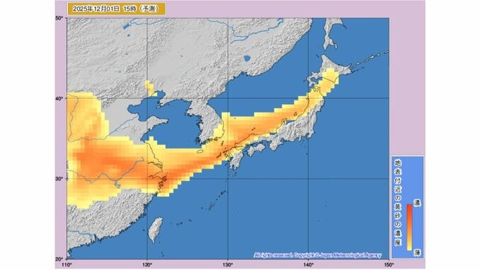 黄砂飛来か　季節外れの12月は年末の洗車も注意　カラ拭きＮＧ　目をこするのもダメ|TBS NEWS DIG