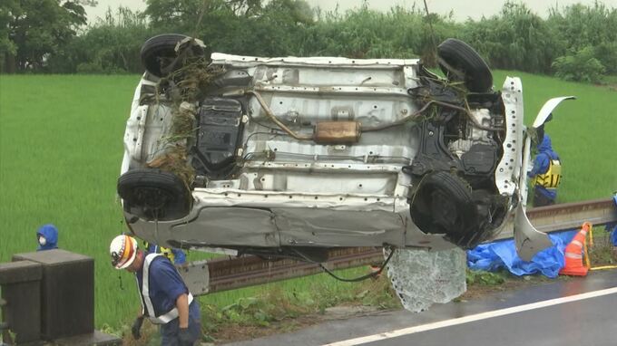 【速報】運転手は行方不明のまま　川に転落の車か…引き揚げ作業完了も　島根・出雲市|TBS NEWS DIG