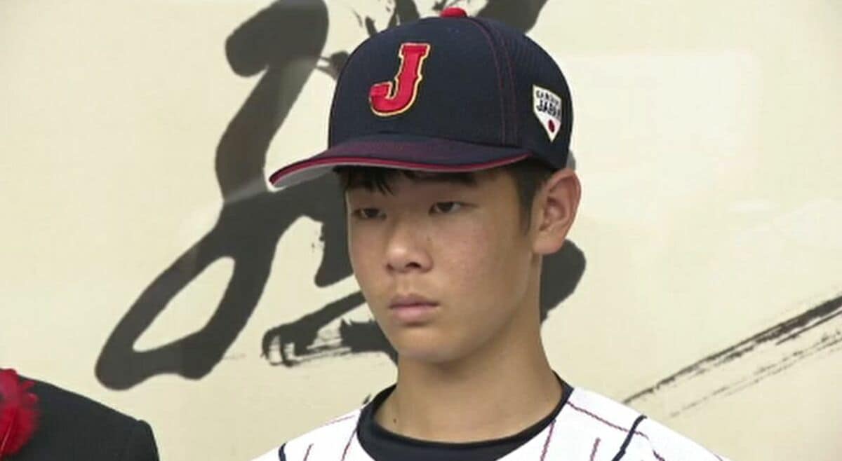 投手と捕手の二刀流！野球Uー12日本代表・西谷内選手が抱負「しっかり