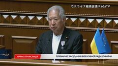 森英介衆院議長がウクライナ最高会議で演説「国際秩序と価値観揺るがす蛮行」と非難| TBS CROSS DIG with Bloomberg