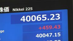 日経平均株価がおよそ3か月ぶりに4万円を回復　441円高の4万47円で寄り付き| TBS CROSS DIG with Bloomberg