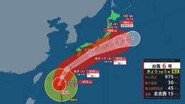 台風近づく沖縄は大荒れ　晴れる地域は厳しい暑さで北海道でも真夏日に　あすから本州でも荒れた天気|TBS NEWS DIG