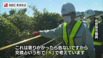 高齢者転落事故を受け佐世保市でガードパイプなど一斉道路点検 | 長崎
