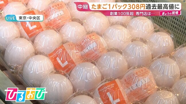 “エッグショック”が常態化！？たまご1パック308円　価格はいつ落ち着く【ひるおび】|TBS NEWS DIG