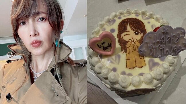 【 工藤静香 】 56歳の誕生日を前に ファンから祝福の嵐 「誕生日が近いからこんなケーキがあるんだと思って」|TBS NEWS DIG