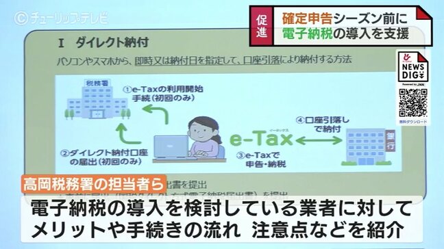 電子納税の導入を検討している事業者にキャッシュレス納付のメリットや手続きの流れ、注意点などを紹介　電子納税の普及へ富山銀行本店でセミナー|TBS NEWS DIG