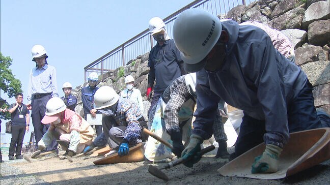天守閣は存在していたのか　福岡城跡・天守台内部で発掘調査を開始　福岡市|TBS NEWS DIG