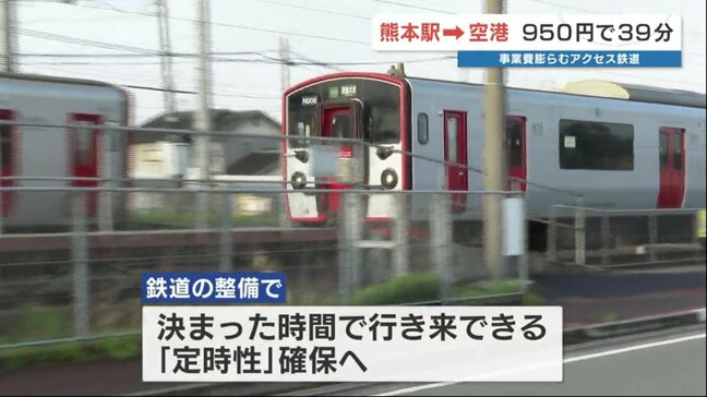 熊本駅～熊本空港を結ぶ「アクセス鉄道」　快速で最短『約39分』の見込み　運賃は？|TBS NEWS DIG