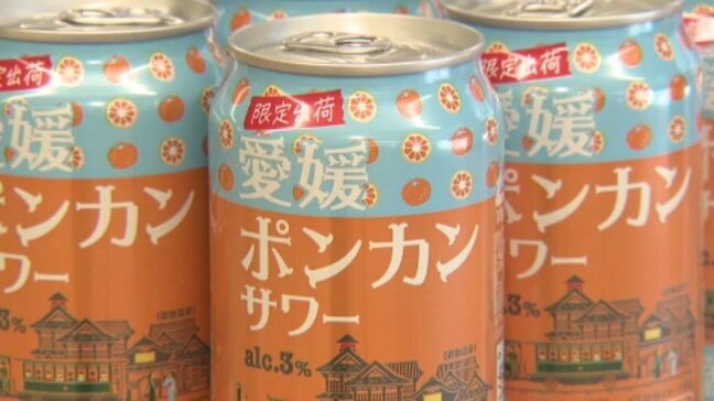 じゃこ天との相性ばっちり!「愛媛ポンカンサワー」イオングループから数量限定で発売 ことしはカンボジアでも 愛媛県庁で魅力報告|TBS NEWS DIG