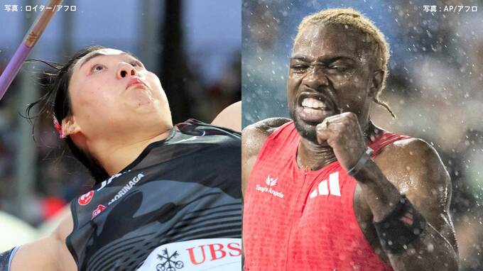 男子100m、世界陸上2大会連続3冠狙うライルズは10秒02で2着　女子やり投の北口榛花は10位【陸上DLローザンヌ】|TBS NEWS DIG