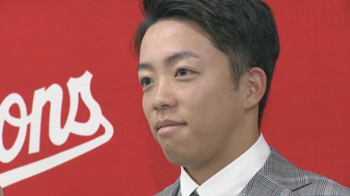 ドラゴンズの岡林勇希選手(23) 年俸大幅アップ！推定1億5000万円でサイン 一般女性との結婚も発表 上がった年俸の使い道は【会見一問一答】|TBS NEWS DIG