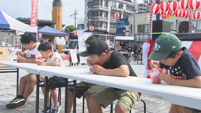 水郷日田の“氷”を楽しむ「ロックアイスフェス」4年ぶり開催 かき氷の早食い競争も 　|　大分のニュース｜OBS NEWS｜大分放送