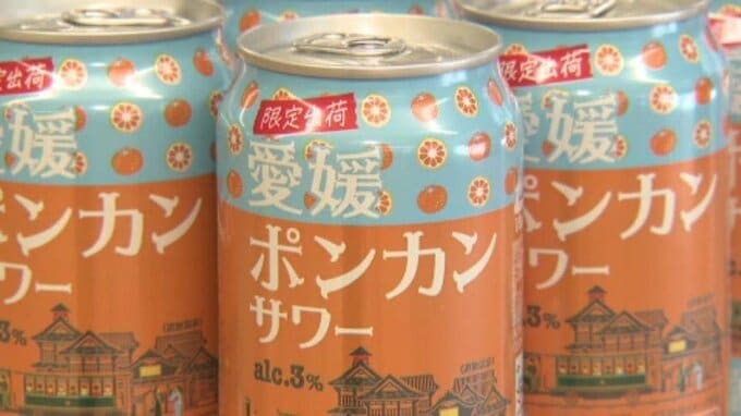 じゃこ天との相性ばっちり！「愛媛ポンカンサワー」イオングループから数量限定で発売 ことしはカンボジアでも 愛媛県庁で魅力報告|TBS NEWS DIG
