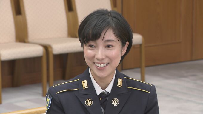 陸自の歌姫 鶫 真衣さん 知事表敬で馳浩知事に即興でアカペラ披露　|　石川県のニュース｜MRO北陸放送