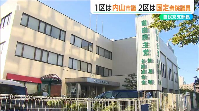 サムネイル_自民党の支部長 新潟1区は内山氏 2区は国定氏に決定  次期衆院選で公認候補に　国政選挙で大敗続く党の立て直し目指す