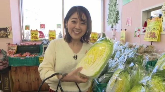 豚バラ高騰も、白菜は去年より安値 鍋の野菜・具材の価格は? 愛媛|TBS NEWS DIG