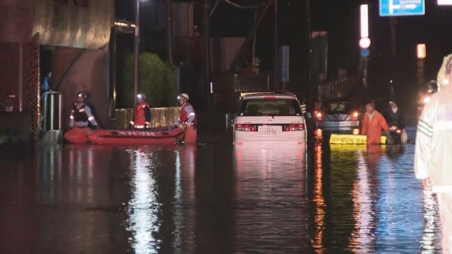 「冠水で立ち往生の車２台から３人救助」鹿児島で線状降水帯　浸水、冠水、土砂災害など被害相次ぐ（午後10時半）|TBS NEWS DIG