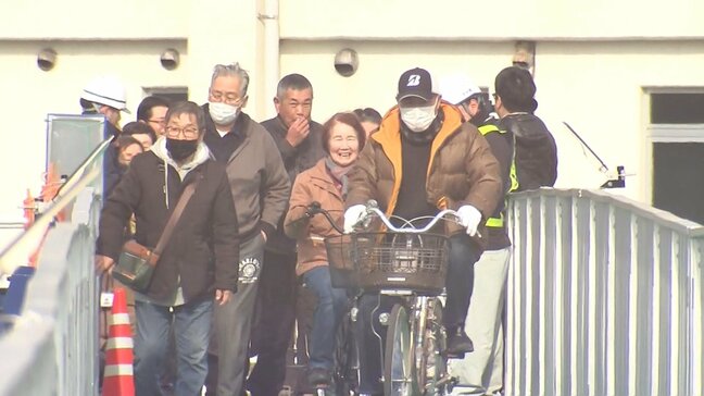 豪雨で被災した国道386号の三郎丸橋 「仮設歩道橋」が開通 大分・日田市|TBS NEWS DIG