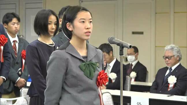 岡山市スポーツ協会が全国大会などで優秀な成績を収めたスポーツ選手を表彰　卓球女子の面手凛選手ら【岡山】|TBS NEWS DIG