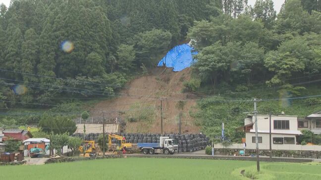住宅巻き込まれた土砂崩れから1週間　大雨懸念で「避難指示」拡大　5世帯17人が避難　大分・九重町|TBS NEWS DIG