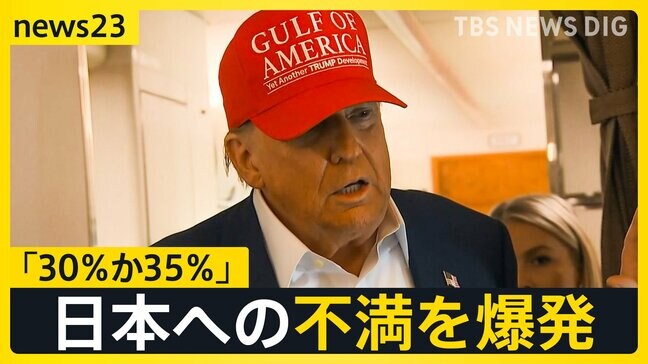 【選挙の日、そのまえに】“トランプ関税” 日本は「30％か35％」本気か脅しか… 日本財界トップ「バカにした交渉のやり方」 トランプ氏とどう向き合う？【news23】|TBS NEWS DIG