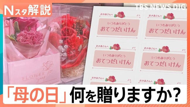 母の日ギフトは「カーネーション」より「あじさい」？“絶対失敗できない” 「義母」が検索7位に【Nスタ解説】|TBS NEWS DIG