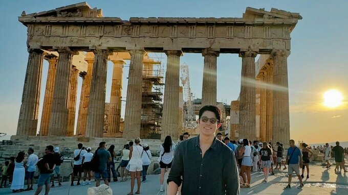 【鈴木亮平】「続いてギリシャ編。続くんかい」自身でツッコミ　世界遺産・ギリシャ編スタート|TBS NEWS DIG