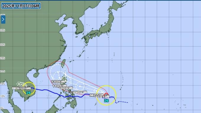 【台風情報】台風26号「非常に強い」勢力に発達へ　北上して日本に接近のおそれも　最新予想進路|TBS NEWS DIG