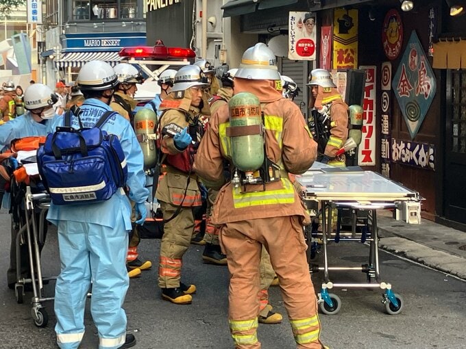 広島市中心部で異臭騒ぎ　消防車10台が出動　広島･中区袋町|TBS NEWS DIG
