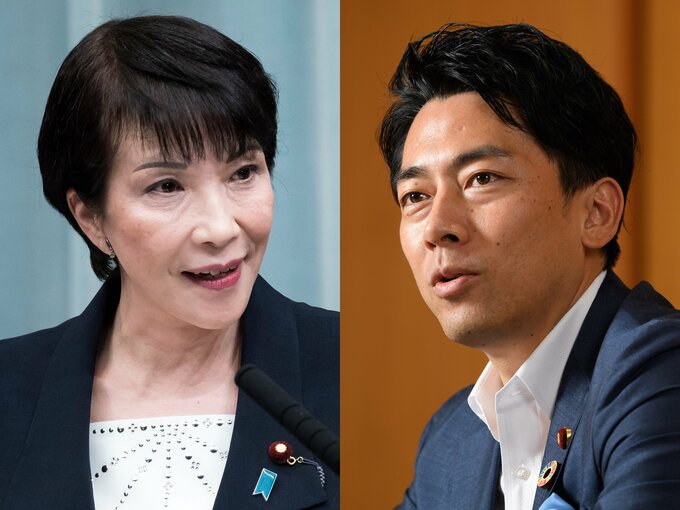 自民党総裁選、高市前経済安保相と小泉農相の決選投票へ