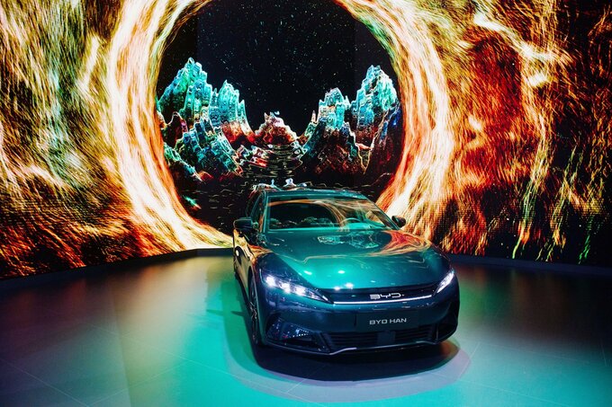 中国ＢＹＤ、１－３月純利益が急増－競合テスラを大きく上回る