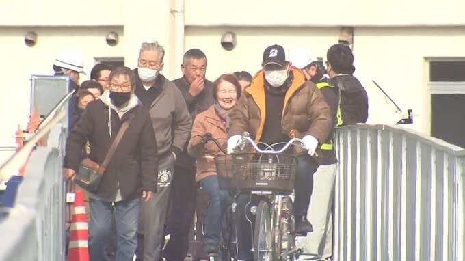 豪雨で被災した国道386号の三郎丸橋　「仮設歩道橋」が開通　大分・日田市　|　大分のニュース｜OBS NEWS｜大分放送