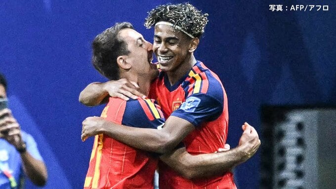 “無敵艦隊”スペインが4得点で圧勝！前半飲水タイム前に3点の大量得点　18歳ヤマルが先制弾、久保の同僚オジャルサバルも2G1A　欧州王者が本領発揮【W杯】|TBS NEWS DIG