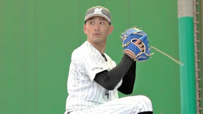 【ロッテ】“雨男”小島和哉、3年連続開幕投手へ意欲 ！ キャンプ初日からブルペン入り「まずは怪我をしない事」|TBS NEWS DIG