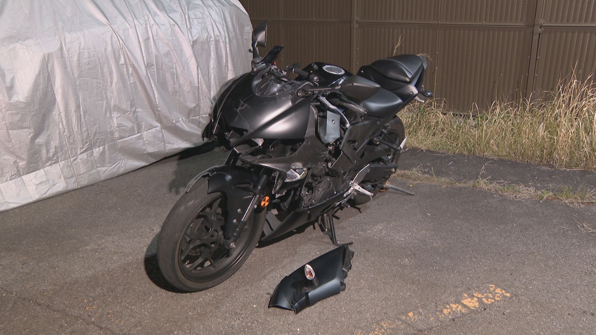 横断歩道のない道路を渡ったか　50代の男性がバイクにはねられ重体　愛知・尾張旭市　