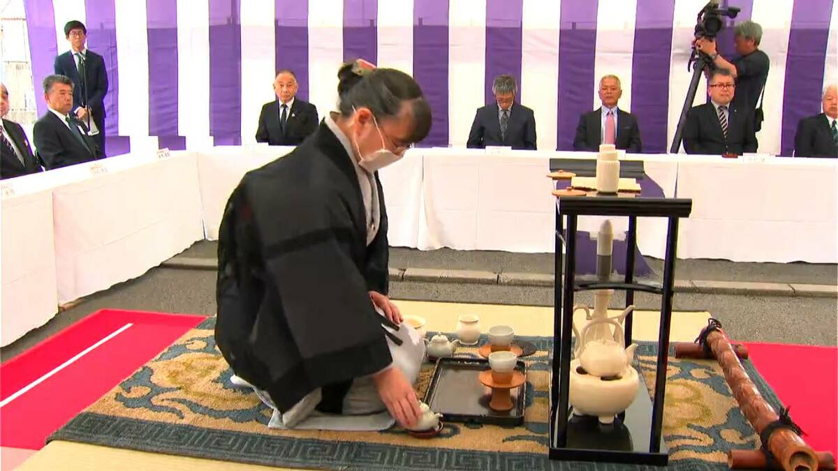 八十八夜献茶祭「日本一」達成に感謝 取引価格494円アップ 鹿児島 | TBS NEWS DIG