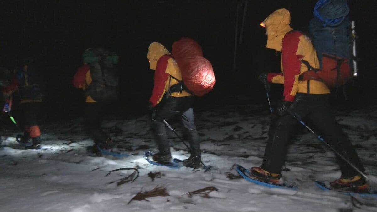 バックカントリー中の20代の男性２人が道に迷い遭難　岐阜・白川村でけさから捜索再開