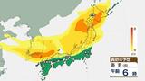 【黄砂予報】22日は西日本から北日本の広い範囲に飛来の可能性 一体いつまで続くの?最新シミュレーション アレルギーの人は要注意【最新画像】|TBS NEWS DIG