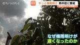 「梅雨って実感なかった」北陸地方がようやく梅雨明け 去年より1か月以上遅く 「気象台にも迷いが…」【富山】|TBS NEWS DIG
