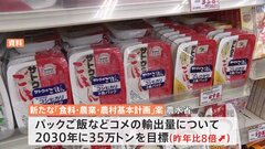 政府、コメの輸出をいまの8倍近くまで増やす目標掲げる　国内がコメ不足に陥った場合は活用する考え| TBS CROSS DIG with Bloomberg