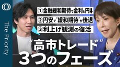 【“高市トレード”の３段階】エコノミスト・末廣徹／日経平均が最高値／金融緩和期待で円安加速／財政リスクで長期金利↑／“麻生ファクター”の影響は？／日銀利上げは「1月」か【The Priority】| TBS CROSS DIG with Bloomberg