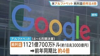 米アルファベット四半期決算　純利益は前年比4倍　スペースX上場で株式評価益が膨らむ| TBS CROSS DIG with Bloomberg