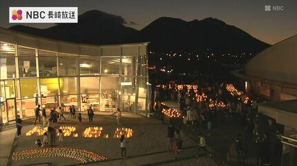 雲仙普賢岳の大火砕流から33年 追悼「いのりの灯」 | 長崎のニュース