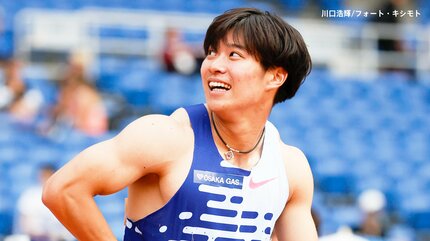 坂井隆一郎が10秒11で涙の初V サニブラウンまさかの最下位「足がつった