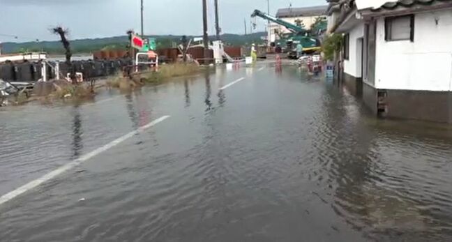 能登半島地震の被災地に追い打ちの高潮被害 仮設団地も|TBS NEWS DIG