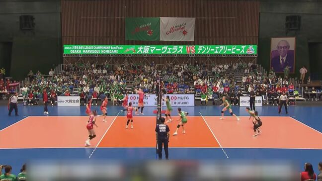 大阪にストレート負け…デンソーエアリービーズ、チャンピオンシップ準決勝で敗退【SVリーグ】|TBS NEWS DIG