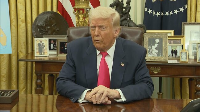 トランプ大統領　仏の核抑止力「欧州同盟国への拡大構想」の評価避ける　米ロ中の核軍縮の必要性を強調|TBS NEWS DIG