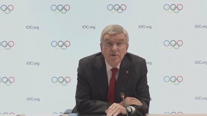 IOCバッハ会長「スポーツの政治利用を懸念」　ロシア選手ら復帰勧告への非難の声に|TBS NEWS DIG